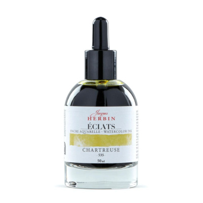 Акварельные чернила Jacques Herbin ?clats, 50 мл, Chartreuse Шартрёз