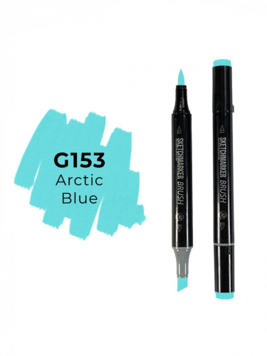 Маркер двухсторонний на спиртовой основе Sketchmarker Brush Цвет Арктический голубой