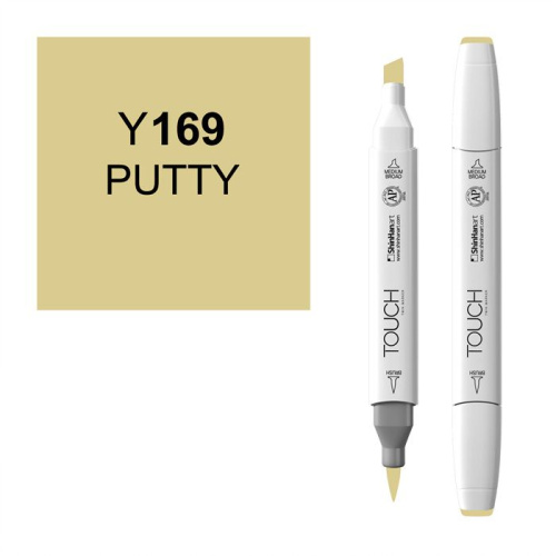 Маркер спиртовой BRUSH Touch Twin цв. Y169 шпатлёвка