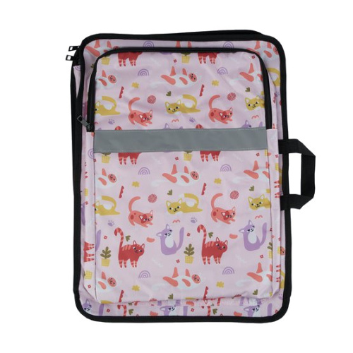 Папка-рюкзак для художника A3, 37x50 см, коты