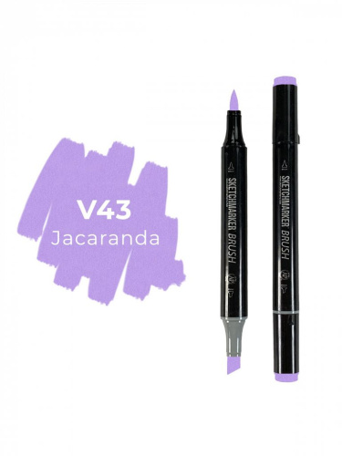 Маркер двухсторонний на спиртовой основе Sketchmarker Brush Цвет Джакаранда