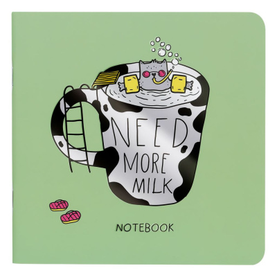 Записная книжка MESHU "Milk pool" 170*170 мм 40 л, soft-touch ламинация, без линовки