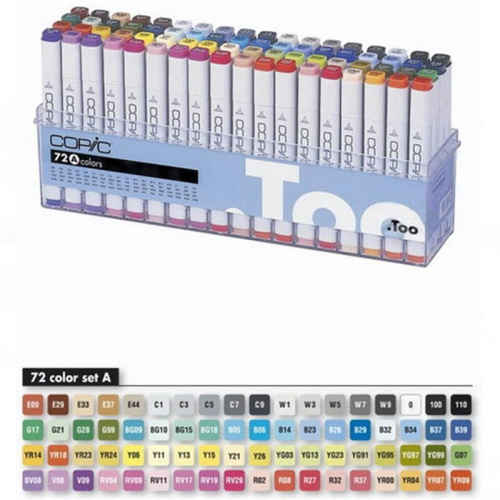 Набор маркеров Copic 72 шт A