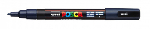 Маркер UNI "POSCA" PC-3M, 0,9-1,3 мм, наконечник пулевидный, №9 цвет темно-синий