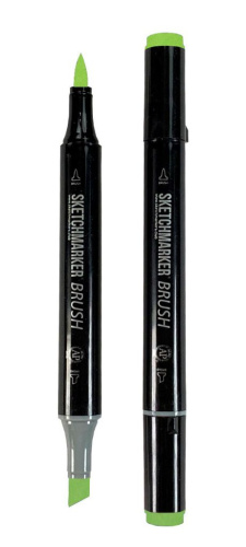 Маркер двухсторонний на спиртовой основе Sketchmarker Brush Цвет Игуана