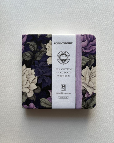 Мини-скетчбук для акварели Potentate 12х12 см 24 л 300 г 10