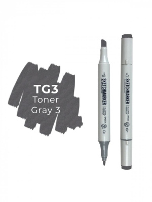 Маркер двухсторонний на спиртовой основе Sketchmarker Цвет Тонированный серый 3