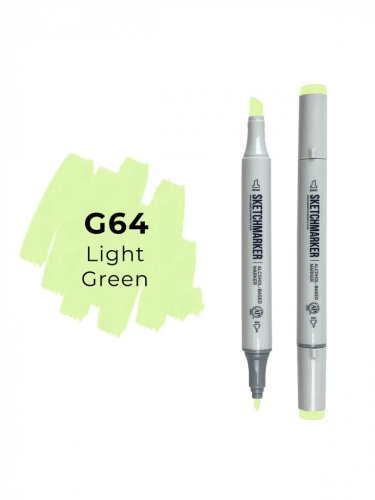 Маркер двухсторонний на спиртовой основе Sketchmarker Цвет Светло-зеленый