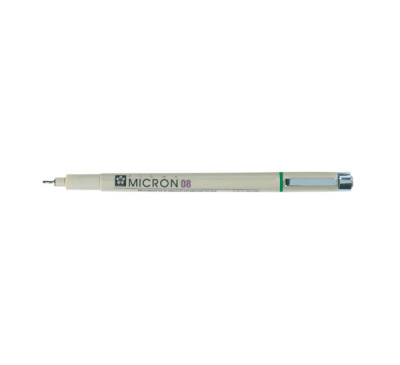 Линер Sakura "PIGMA MICRON 08" 0,50 мм, зеленый