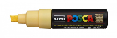 Маркер UNI "POSCA" PC-8K, до 8,0 мм, наконечник скошенный, цвет флуоресцентно-лососевый