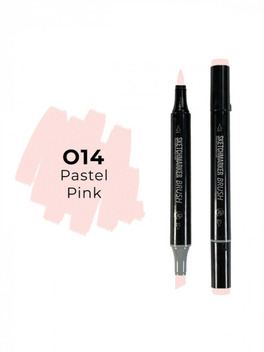 Маркер двухсторонний на спиртовой основе Sketchmarker Brush Цвет Пастельный розовый