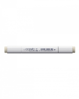 Маркер COPIC W1 (теплый серый, warm gray) (оттенок №1)