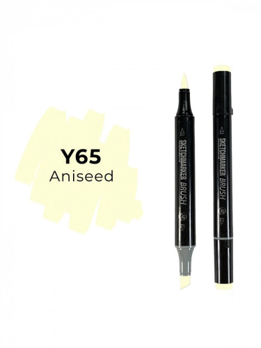 Маркер двухсторонний на спиртовой основе Sketchmarker Brush Цвет Анис