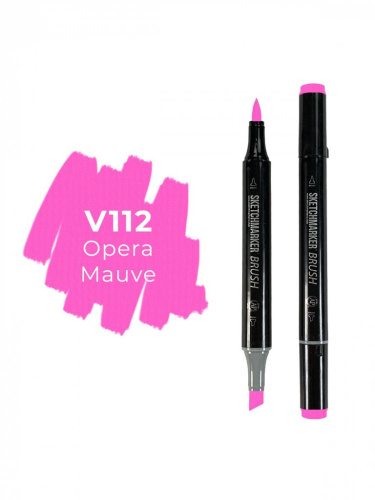 Маркер двухсторонний на спиртовой основе Sketchmarker Brush Цвет Розовато-лиловый опера