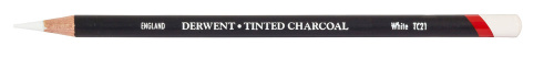 Карандаш угольный тонированный Derwent "Tinted Charcoal" Белый