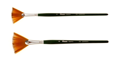 Кисть синтетика веерная Pinax "Creative 273" короткая ручка