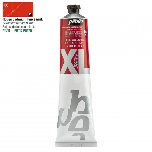 Масло PEBEO "Studio XL" 200 мл кадмий красный