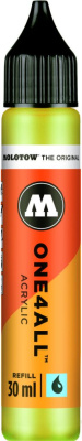 Заправка для маркеров Molotow "ONE4ALLЕ" 30 мл Флуоресцентный Жёлтый
