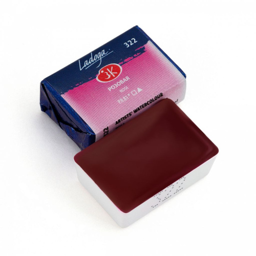 Акварель "Ладога" кювета 2,5 мл Розовая