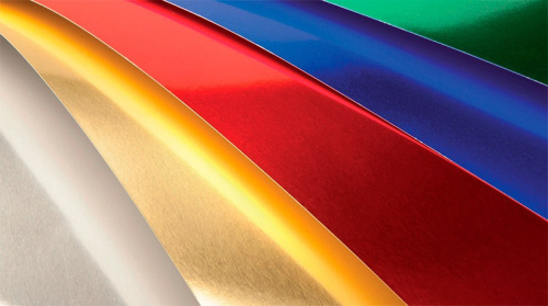 Бумага с фольгированным покрытием Sadipal 50х65 см 225 г., разные цвета