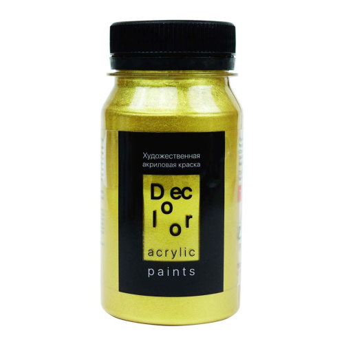 Акрил ТАИР "Деколор" 100 мл, Золото Звездное