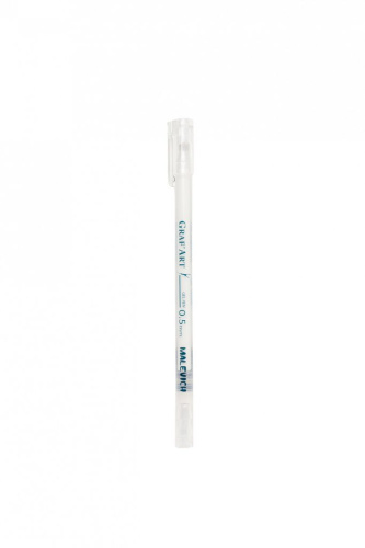 Ручка гелевая Малевичъ Белая