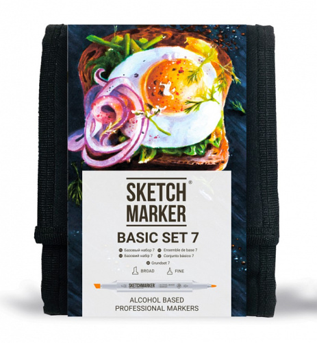 Набор маркеров Sketchmarker Basic set 7 12 шт