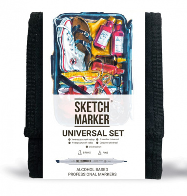 Набор маркеров Sketchmarker Universal set 12 шт