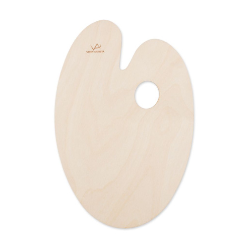 Палитра деревянная VISTA-ARTISTA 20х30 см, овальная