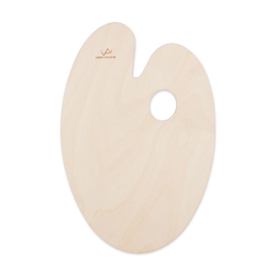 Палитра деревянная VISTA-ARTISTA 20х30 см, овальная