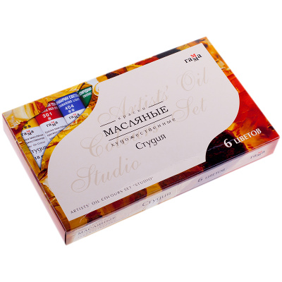 Набор масла Гамма "Студия" 6 цв*18 мл