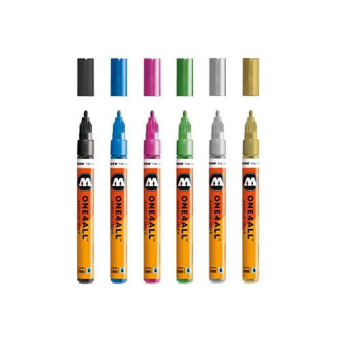 Маркер акриловый Molotow "127HS-CO" Metallic 1,5 мм