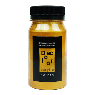 Акрил ТАИР "Деколор" 100 мл, Золото Майя