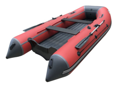 Лодка ПВХ ORCA 340 НДНД красный/темно-серый