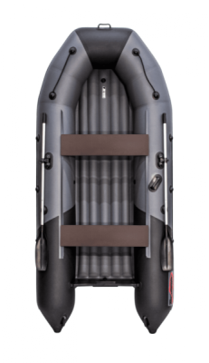 Лодка ПВХ ТАЙМЕНЬ NX 3800 НДНД PRO Серый