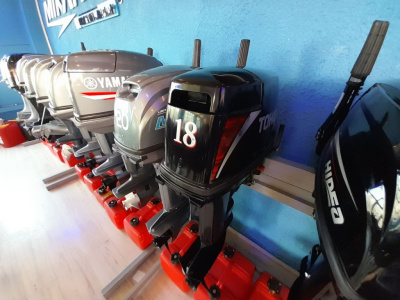 2х-тактный лодочный мотор TOHATSU M18E2S Б/У