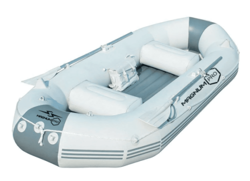 Гребная лодка ПВХ MAGNUM PRO 300 (Серая) гребная, с возможностью установки транца