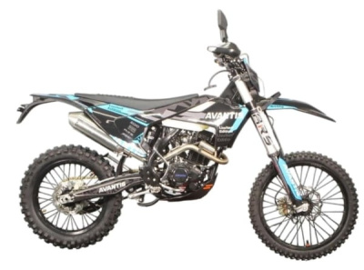 Мотоцикл кроссовый эндуро AVANTIS 250 Carb Nibbi Exclusive (CB250-F/172FMM Design HS черный) ARS с ПТС
