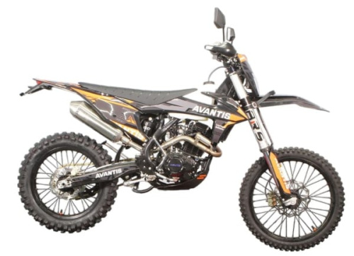 Мотоцикл кроссовый эндуро AVANTIS 250 Carb Nibbi Exclusive (CB250-F/172FMM Design KTM черный) ARS с ПТС
