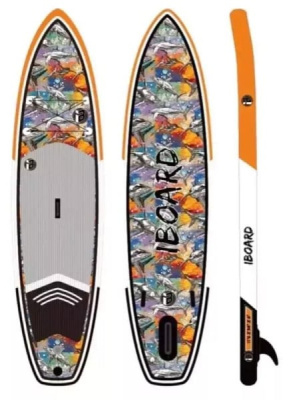 Надувная доска для SUP-бординга IBOARD Pro 11'6 Shark