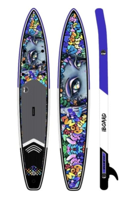 Надувная доска для SUP-бординга IBOARD PRO 12.6' Lotus