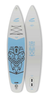 Надувная доска для SUP-бординга INDIANA Family Pack GREY 11'6