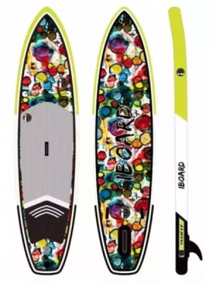 Надувная доска для SUP-бординга IBOARD Pro 11'6 Bubbles