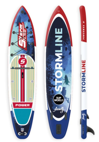 Надувная доска для SUP-бординга STORMLINE FAMILY 12 (2022)