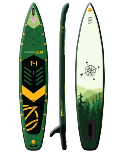 Надувная доска для SUP-бординга ZAP Adventure Pro 14 Fusion