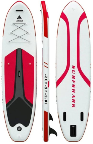 Надувная доска для SUP-бординга LEADER ACCESSORIES SURFSHARK 10.6