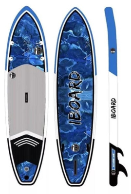 Надувная доска для SUP-бординга IBOARD 11' Blue Waves