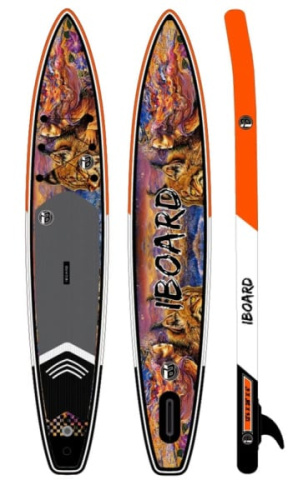Надувная доска для SUP-бординга IBOARD Pro 12'6 Lynx