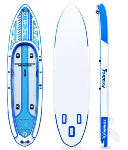 Надувная доска для SUP-бординга FUNWATER SNIFUR FISHING 12.6