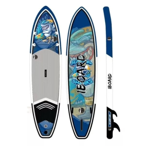 Надувная доска для SUP-бординга IBOARD 11' Shark 2023